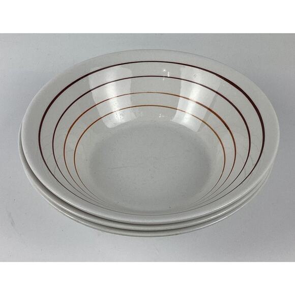 Bowls By Sunny Craft-Genuine Ironstone-Hand Painted-Oven Proof 7 Inches Diameter - Picture 1 of 4